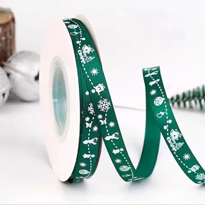 Dây Ruy Băng Lụa Chữ_❤️Noel_Merry Chrismast❤️ _Cuộn 25m