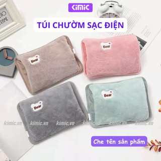 Túi chườm bụng kinh sạc điện cute hình thú, Túi trườm nóng sưởi bụng cắm điện giảm đau KIMIC - Quà tặng bạn gái