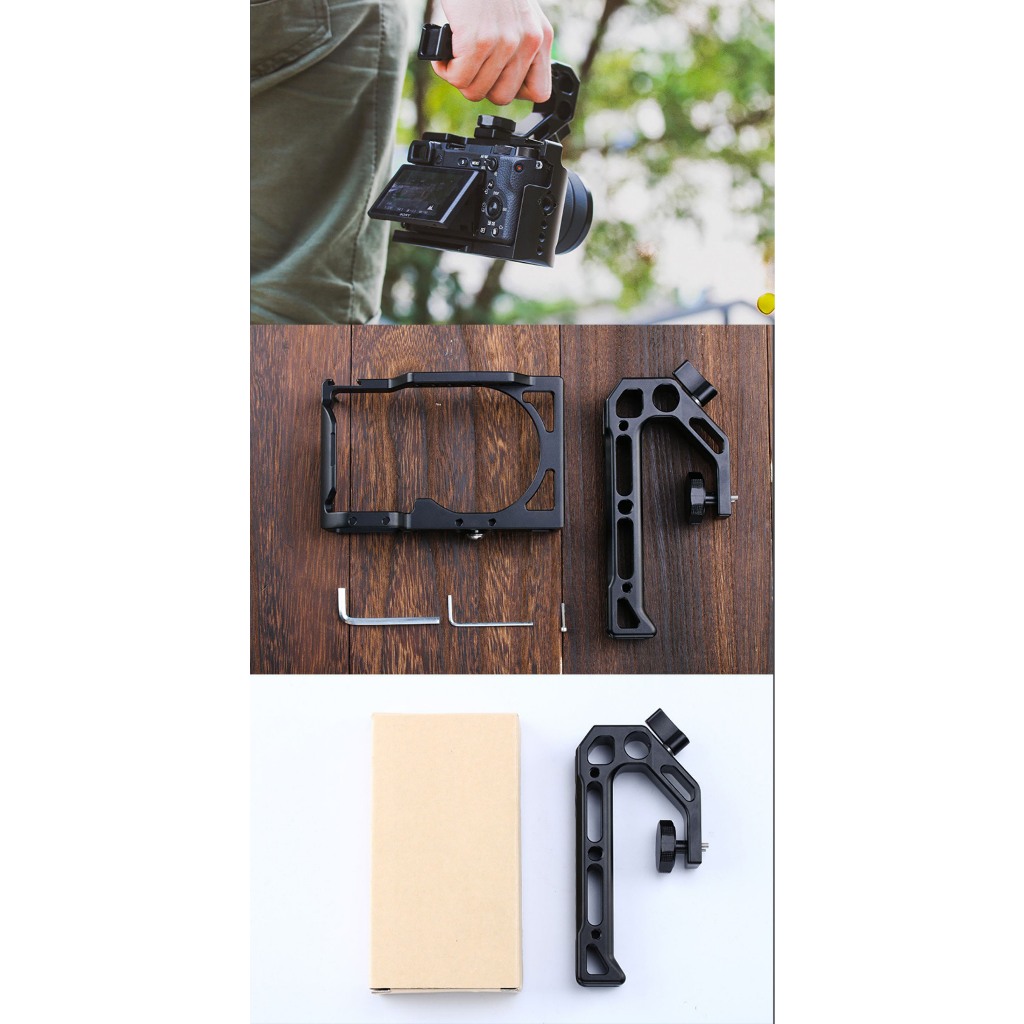 Tophandle Tay cầm nắm khung giá máy ảnh rig cage Top handle Tophandheld quay video quay phim gắn phụ kiện Top Handheld