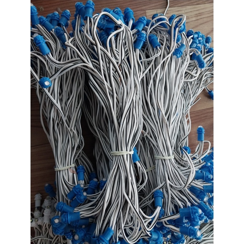 Led dây đúc F5 quấn cây chịu nước điện 12V bóng dài 15M, Led quấn cây ngoài trời, khoảng cách 2 đèn led 25-30cm