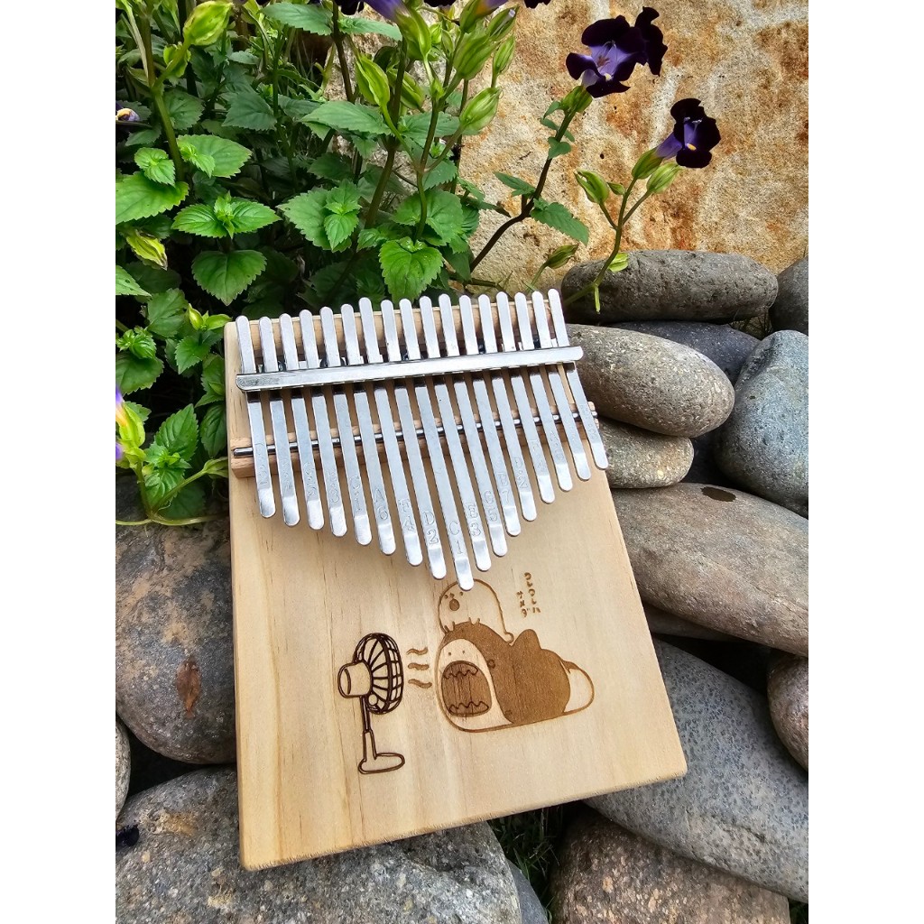 Cây đàn piano hình kalimba gỗ Mahogany cao cấp loại 17 phím LEAFMUSIC LS5100