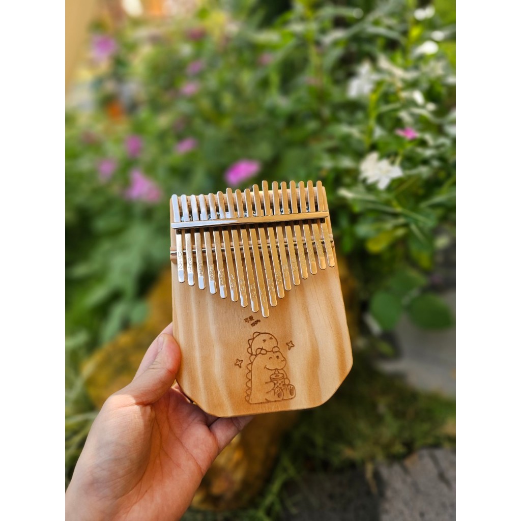 Cây đàn piano hình kalimba gỗ Mahogany cao cấp loại 17 phím LEAFMUSIC LS5100