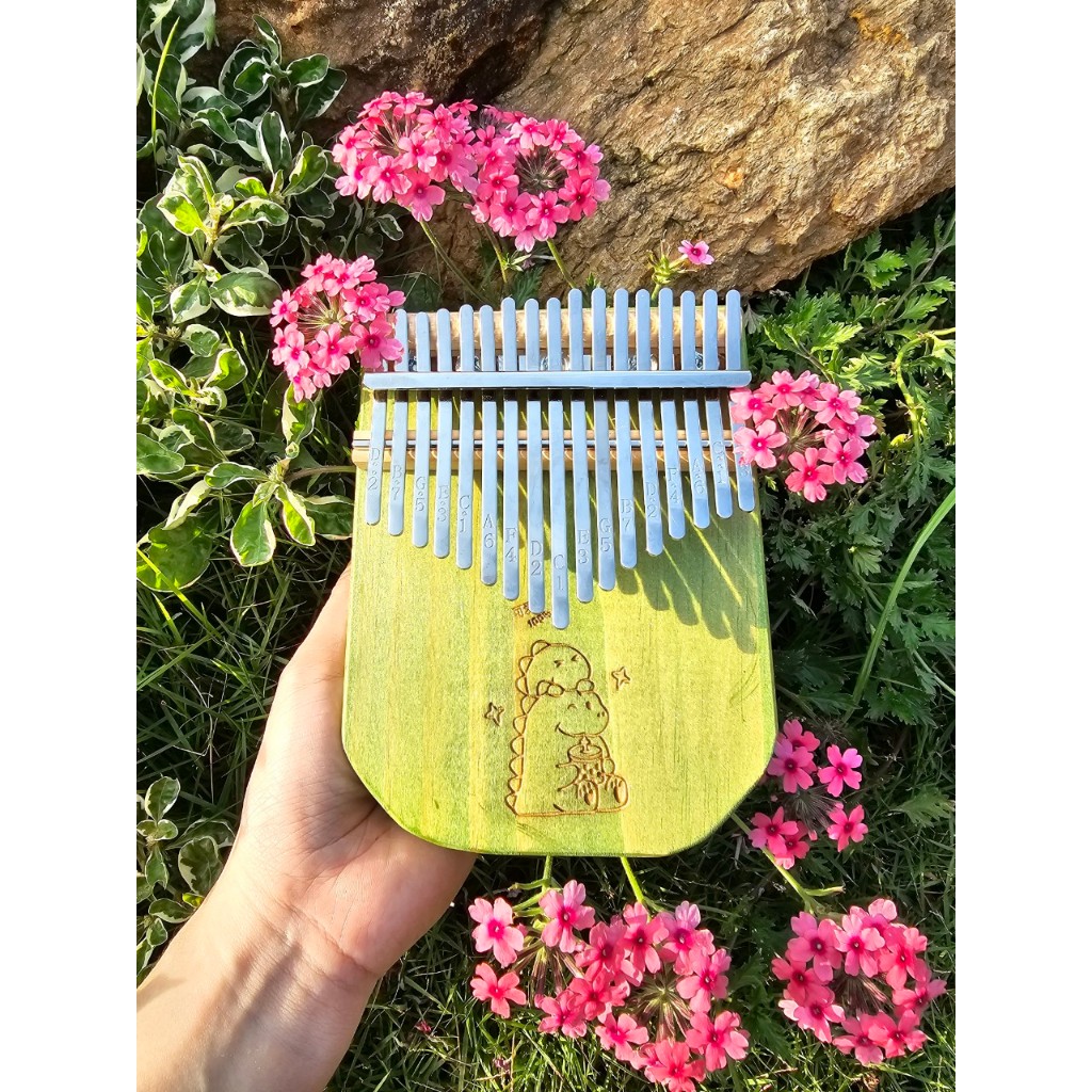 Cây đàn piano hình kalimba gỗ Mahogany cao cấp loại 17 phím LEAFMUSIC LS5100