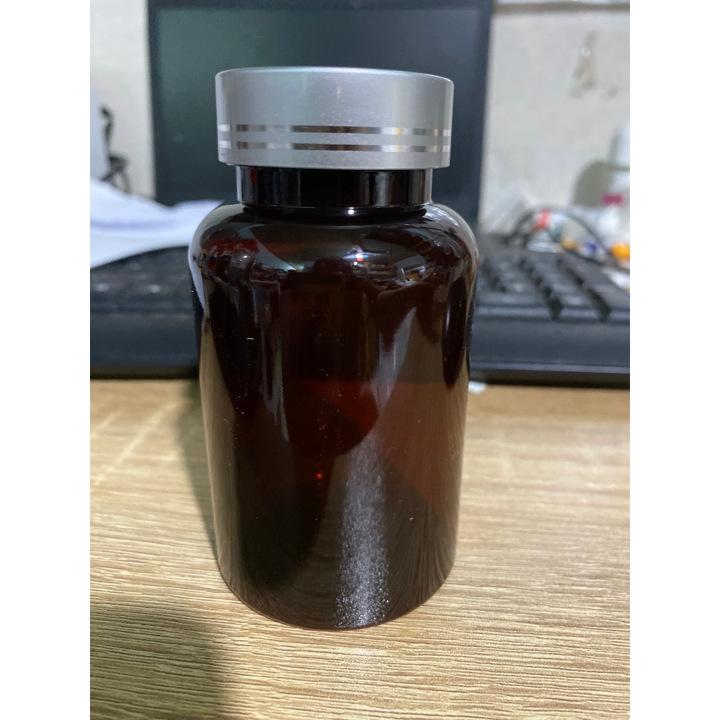 CHAI NHỰA PET TRONG/PET NÂU ĐẬM ĐỰNG VIÊN NÉN,VIÊN NANG,VIÊN HOÀN 150ML NẮP NHẤN/NẮP NHÔM VÀNG/NẮP BẠC