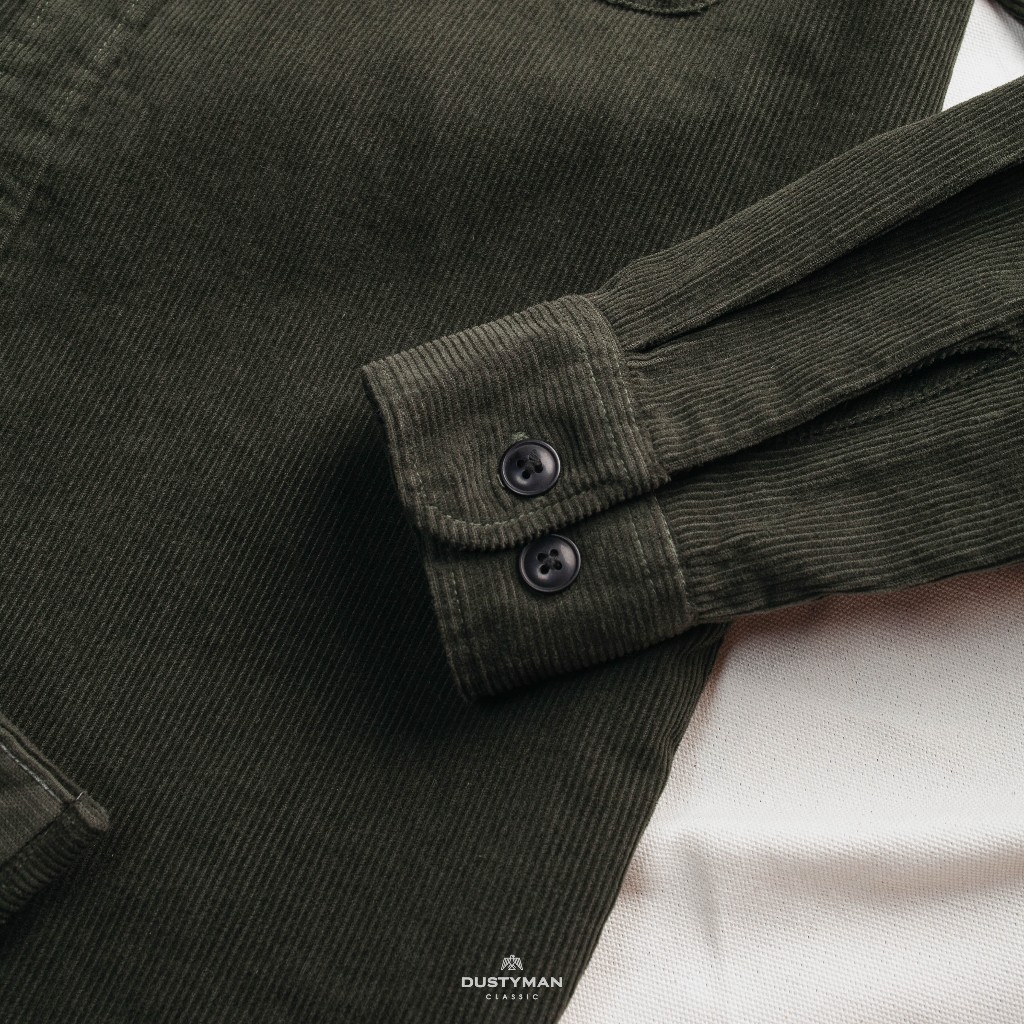 Áo Sơ Mi Nhung Tăm RECALL cổ điển DUSTYMAN - Form Classic Fit