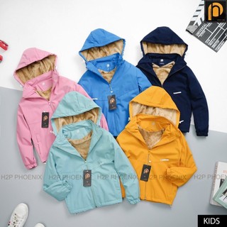 [HÀNG ĐẸP] áo khoác lót lông cừu cho bé trai bé gái ,áo khoác gió chống nước cho bé 12kg-40kg - phamtrangredep shop