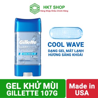 Lăn Khử Mùi Gillette Cool Wave Clear gel 107g - HKT Shop