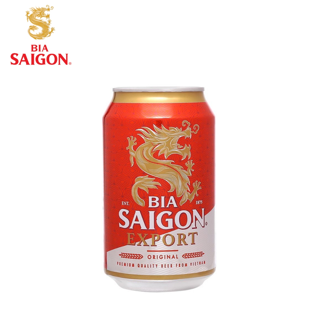 THÙNG 12 LON BIA SÀI GÒN EXPORT SABECO 330ML