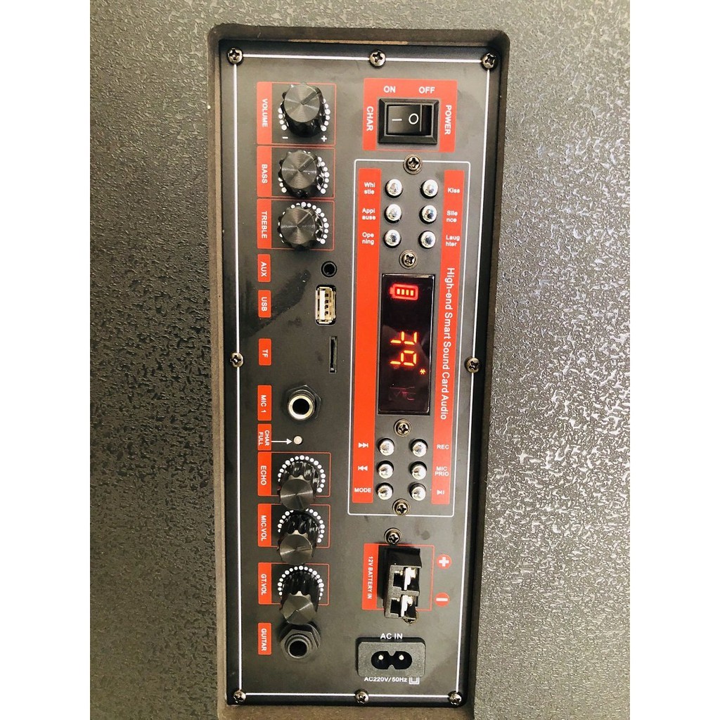 Loa kéo JBL Bass 40 Vỏ Gỗ Cao Cấp, Tặng 2 micro Hút Âm