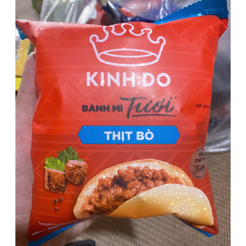 Bánh mì kinh đô thịt bò 70g