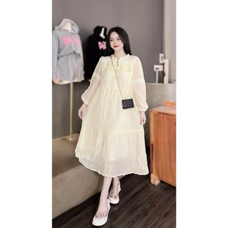 VÁY TƠ NHẮN SUÔNG 2 LỚP   - HÀNG QC