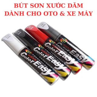 🏎🏎𝐁ú𝐭 𝐬ơ𝐧 𝐦à𝐮 đen, trắng, đỏ, bạc... giải quyết vết xước cho xe ô tô, xe máy. lọ 12ml/ 1lọ