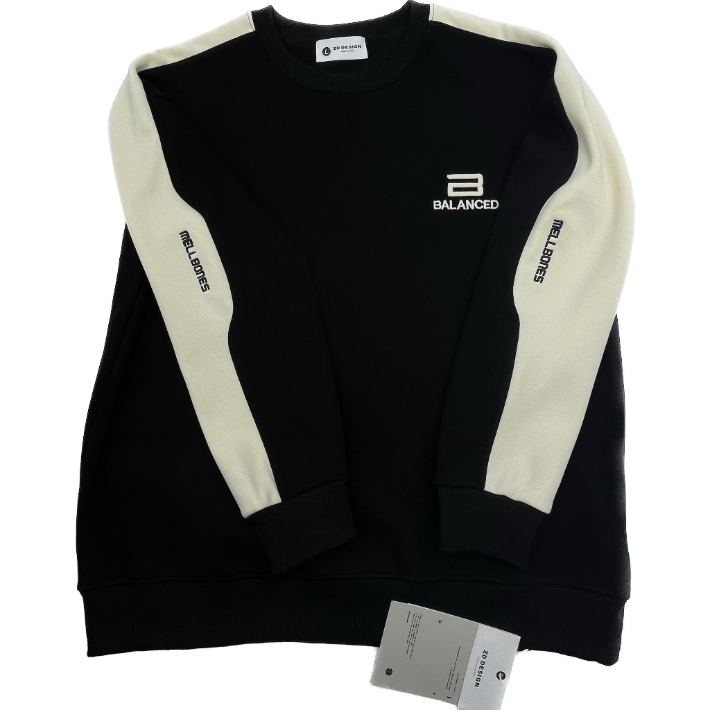 Áo sweater quảng châu local brand, áo thun nam nữ dài tay form rộng cổ tròn unisex