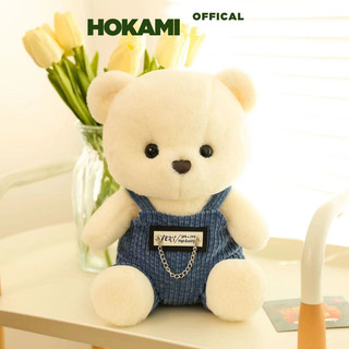 Gấu bông teddy mặc yếm nhung cao cấp - gấu bông hokami quà tặng cho người yêu bạn bè