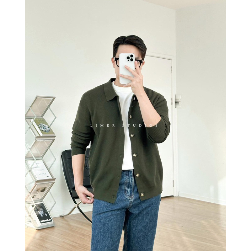 Áo cardigan len nam phong cách Hàn Quốc C67025