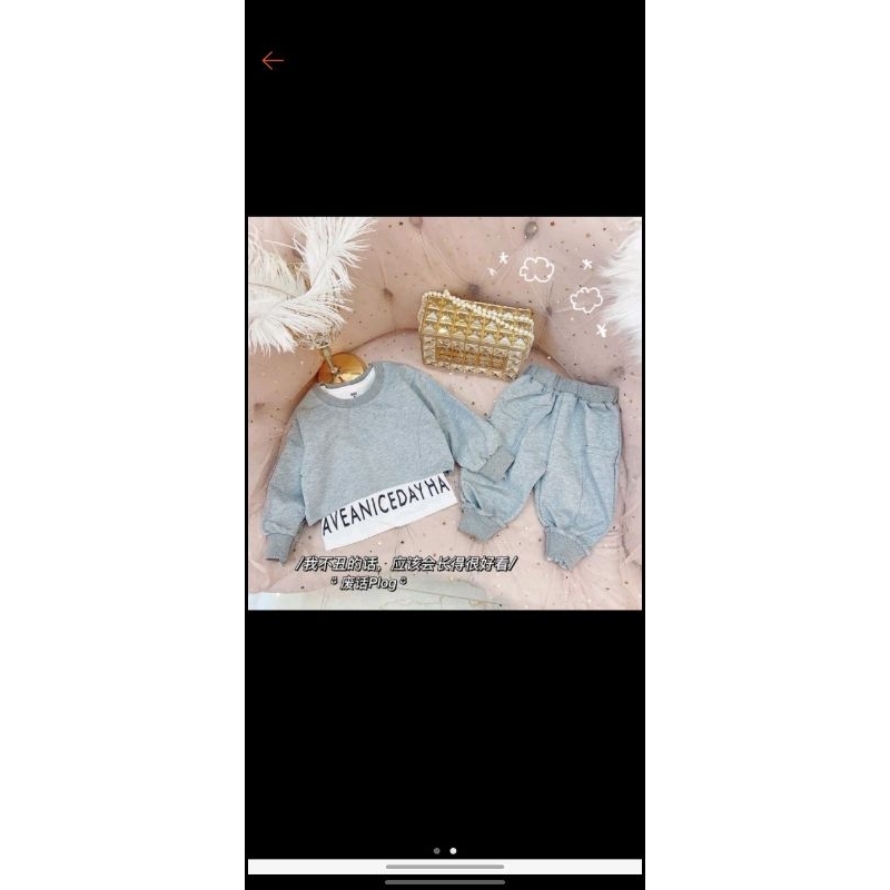 Sét thu dài tay 3 chi tiết bé