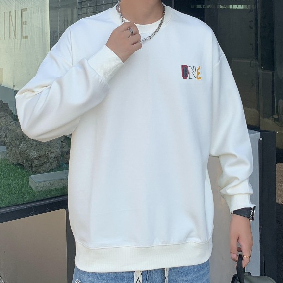 Áo sweater nam nữ local brand, áo thun nỉ dài tay form rộng cổ tròn thời trang