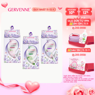  Hộp quà sữa tắm trắng da hương nước hoa Gervenne 450g