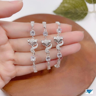 Lắc tay bạc bi kim tiền mặt hồ ly siêu xinh
