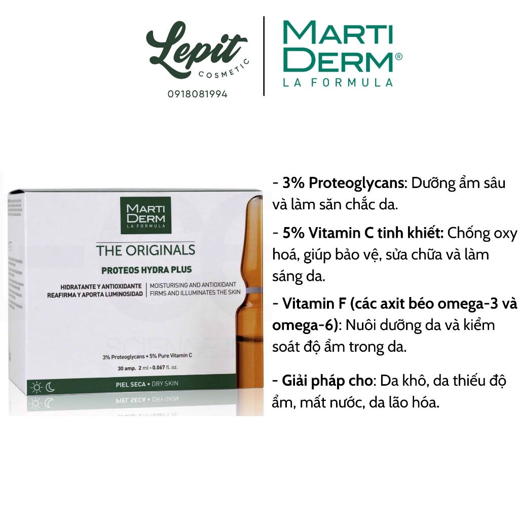 Tinh Chất Cấp Ẩm Martiderm Hydra Plus