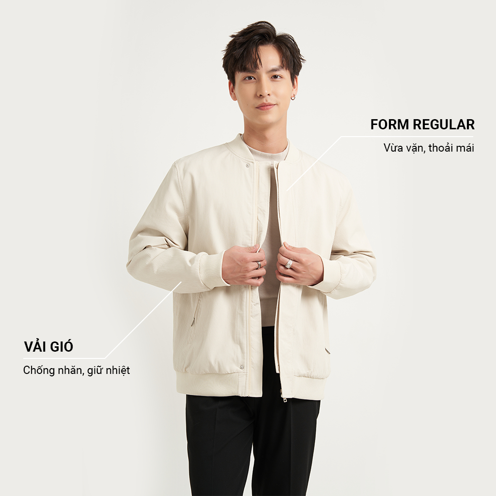 Áo Khoác Nam Local Brand KRIK Form Regular Chất Liệu Cao Cấp Bề Mặt Gân Tăm Lót Áo Trần Bông Cực Kì Đứng Phom  AK5003