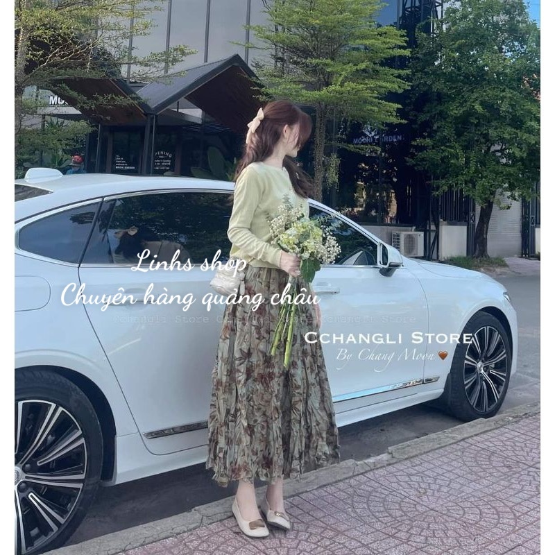 𝐒𝐞𝐭 𝐀́𝐨 𝐋𝐞𝐧 𝐂𝐚𝐫𝐝𝐢𝐠𝐚𝐧 𝐃𝐚̀𝐢 𝐓𝐚𝐲 𝐊𝐞̀𝐦 𝐂𝐡𝐚̂𝐧 𝐕𝐚́𝐲 𝐌𝐢𝐝𝐢 𝐇𝐨𝐚 SANG CHẢNH- Linhs shop