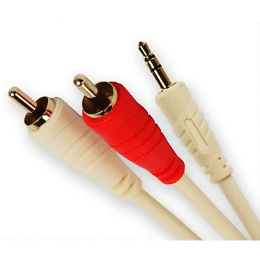 Dây cáp kết nối 1 đầu 3.5 ra AV xịn chính hãng 1.8m