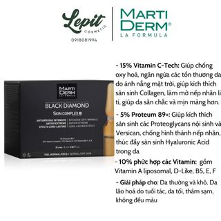 [ Hàng Công Ty ] Tinh Chất Chống Lão Hoá Black Diamond Martiderm