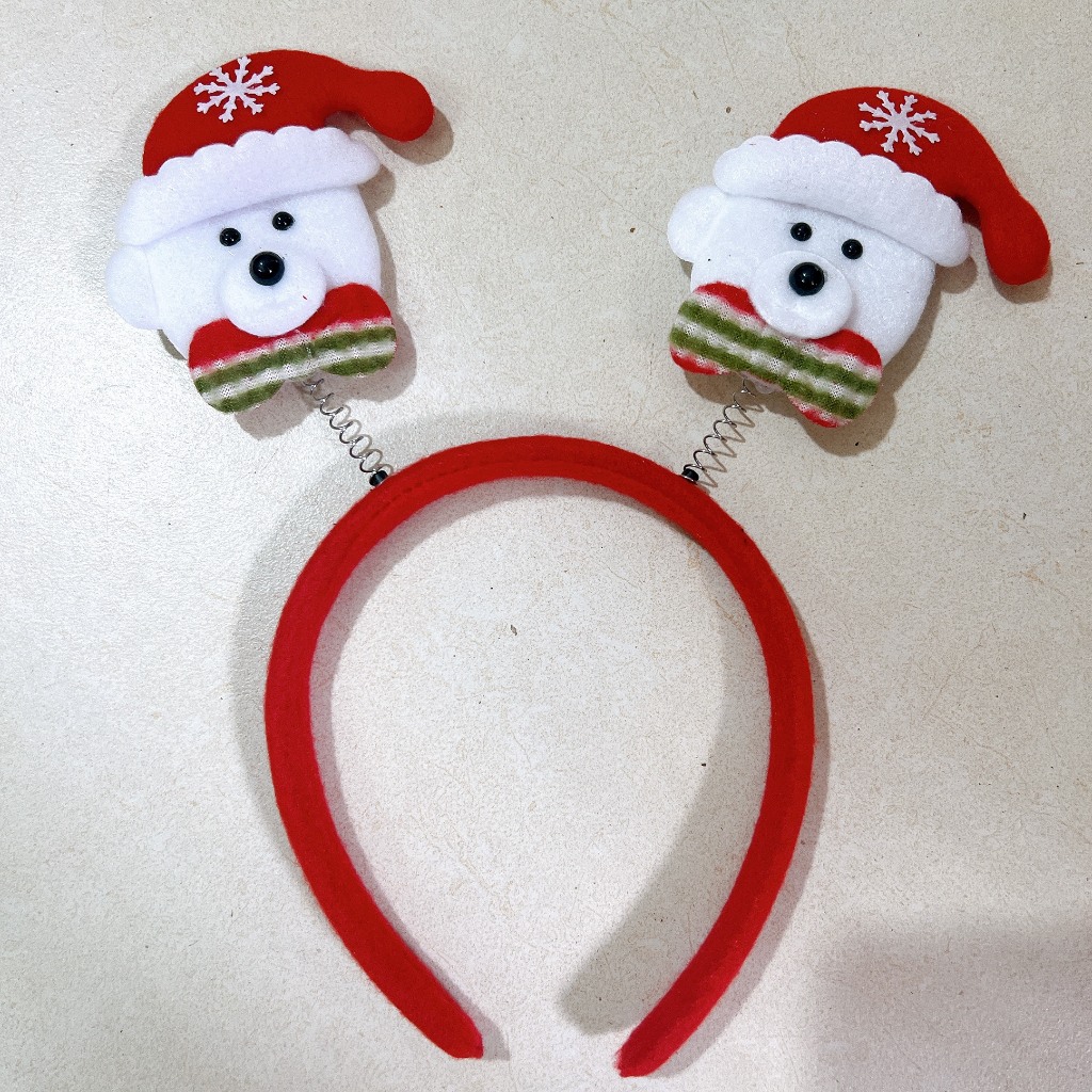 Đồ chơi trang trí tóc Noel - Cài tóc Giáng sinh đáng yêu