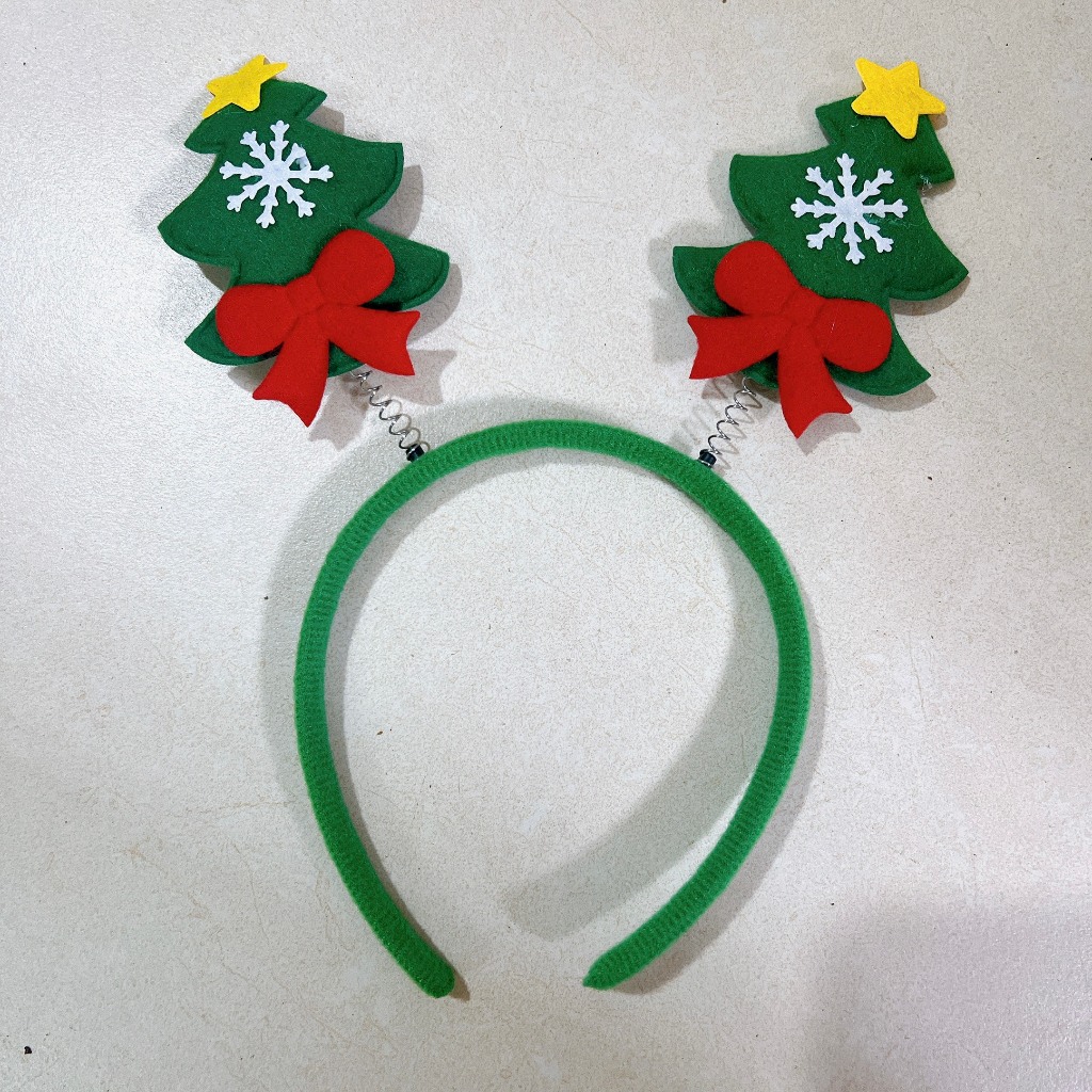 Đồ chơi trang trí tóc Noel - Cài tóc Giáng sinh đáng yêu