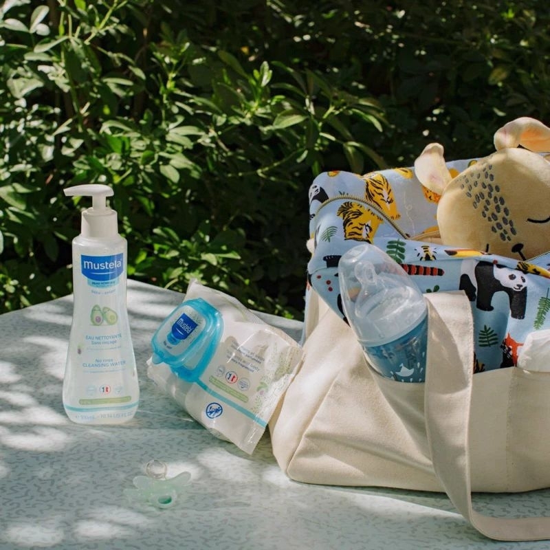 . Nước tắm khô Mustela Nước Làm Sạch Không Cần Rửa Lại Mustela No Rinse Cleansing Water 300ml