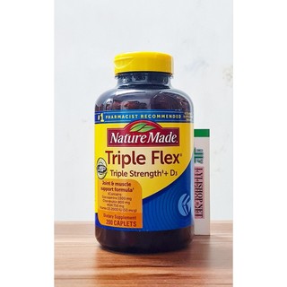 date 4/2026 - Viên bổ khớp nature made Triple Flex Triple Strength chai 200 viên caplets từ mỹ