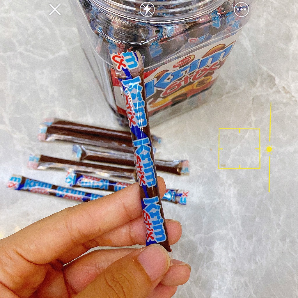 THANH KẸO MỀM KRIM STIX VỊ  SOCOLA I HŨ 100 QUE