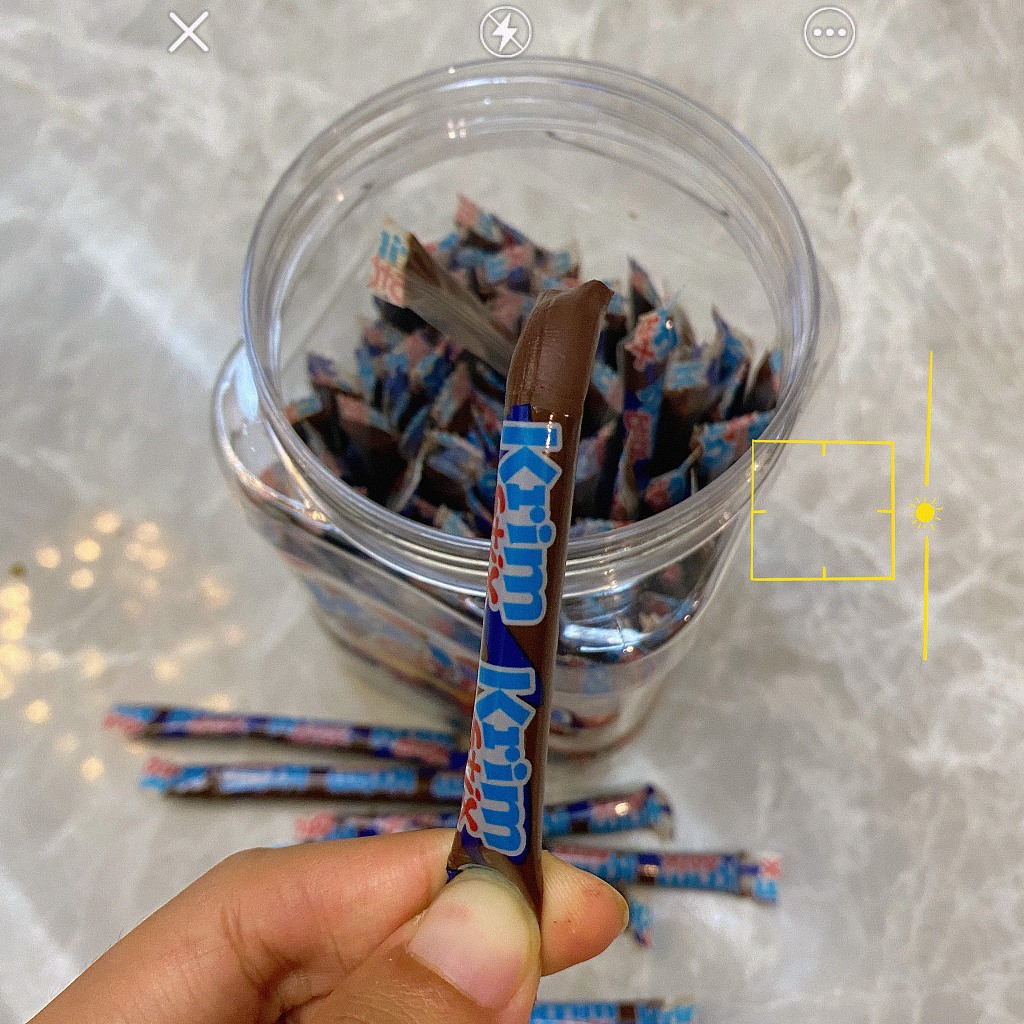 THANH KẸO MỀM KRIM STIX VỊ  SOCOLA I HŨ 100 QUE