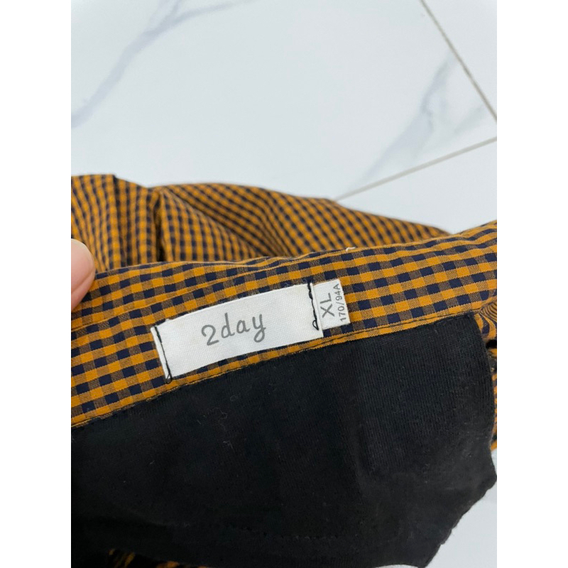 Áo sơ mi kẻ rớt vai siêu xinh phom rộng