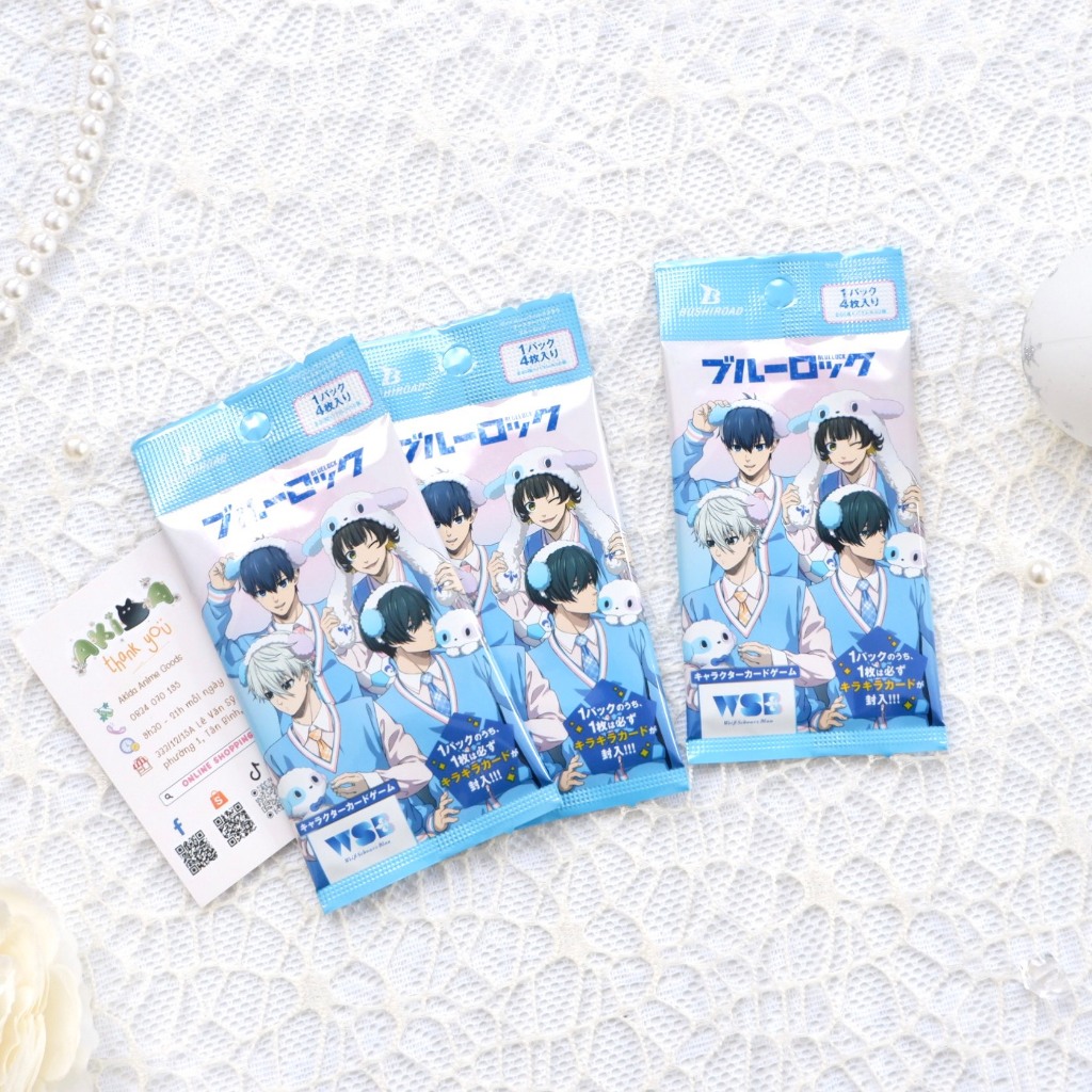 Pack random/ Thẻ nhân phẩm - Trading card game WSB - Blue Lock