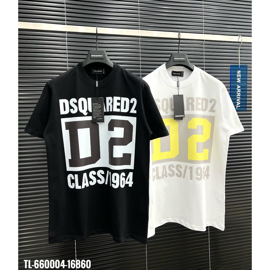 🔥Hot🔥Áo thun Dsquared2 Icon in chữ số thiết kế hot trend Nam New 2024