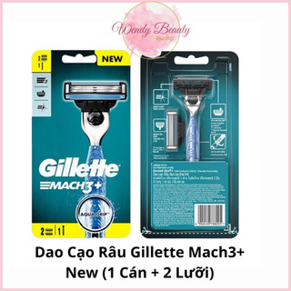 Dao cạo râu gillette mach3+ new