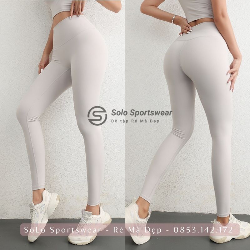Quần Tập Gym Yoga Legging Cạp Lưng Cao Gen Bụng Nâng Mông Thể Thao Nữ Thun Poly Co Giãn Tôn Dáng 𝙎𝙤𝙡𝙤 𝙎𝙥𝙤𝙧𝙩𝙨𝙬𝙚𝙖𝙧 270