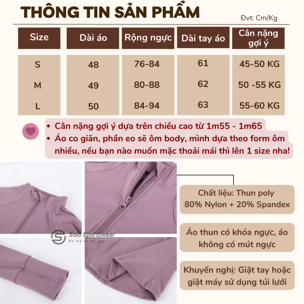 Áo Tập Gym Yoga Thun Ôm Body Trơn Dài Tay Thao Nữ Co Giãn Thoáng Mát Cực Tôn Dáng Siêu Đẹp Solo Sportswear 4322