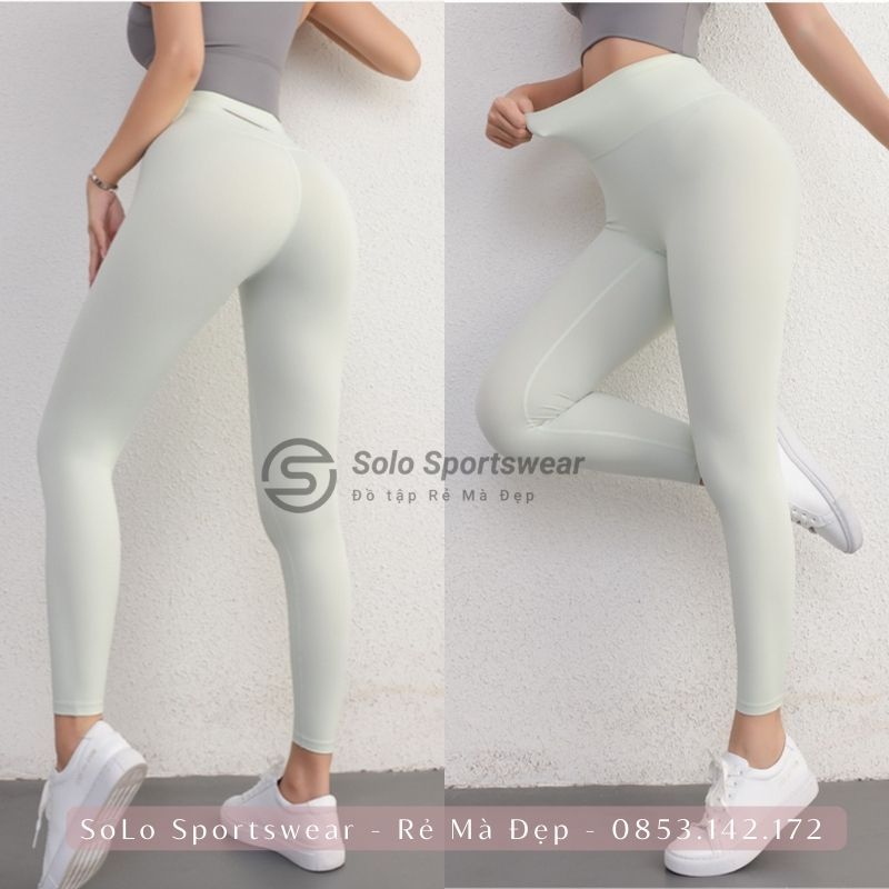 Quần Tập Gym Yoga Legging Thể Thao Nữ Cạp Cao Gen Bụng Nâng Mông Thun Mịn Co Giãn Thoáng Mát 𝙎𝙤𝙡𝙤 𝙎𝙥𝙤𝙧𝙩𝙨𝙬𝙚𝙖𝙧 706