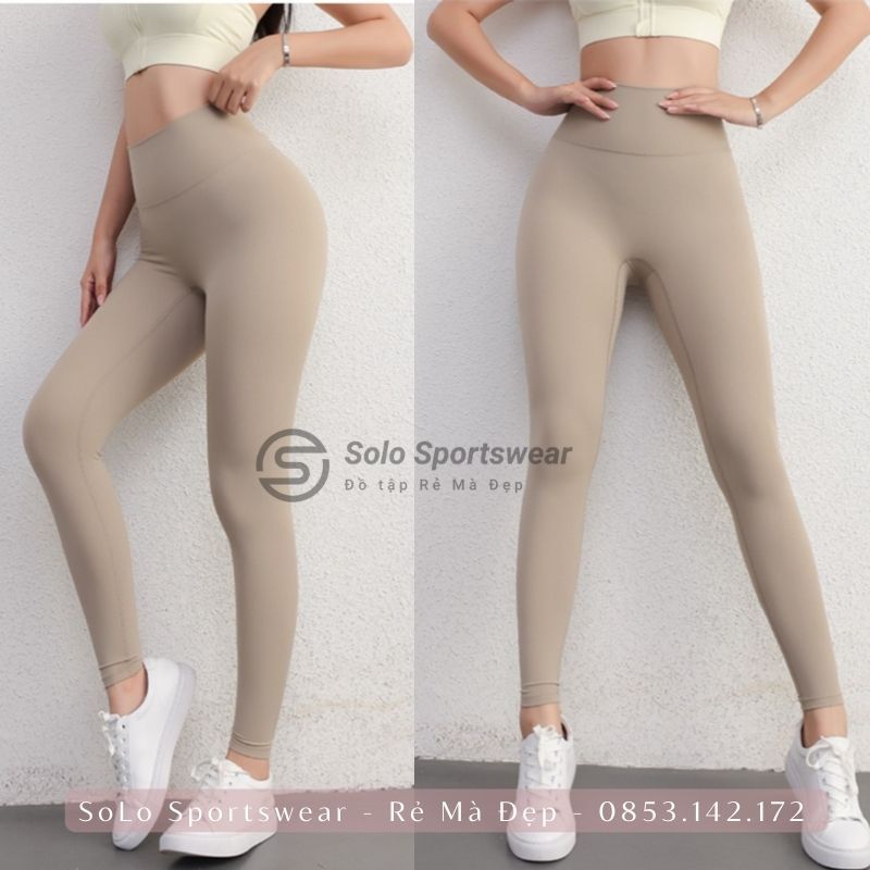 Quần Tập Gym Yoga Legging Thể Thao Nữ Cạp Cao Gen Bụng Nâng Mông Thun Mịn Co Giãn Thoáng Mát 𝙎𝙤𝙡𝙤 𝙎𝙥𝙤𝙧𝙩𝙨𝙬𝙚𝙖𝙧 706