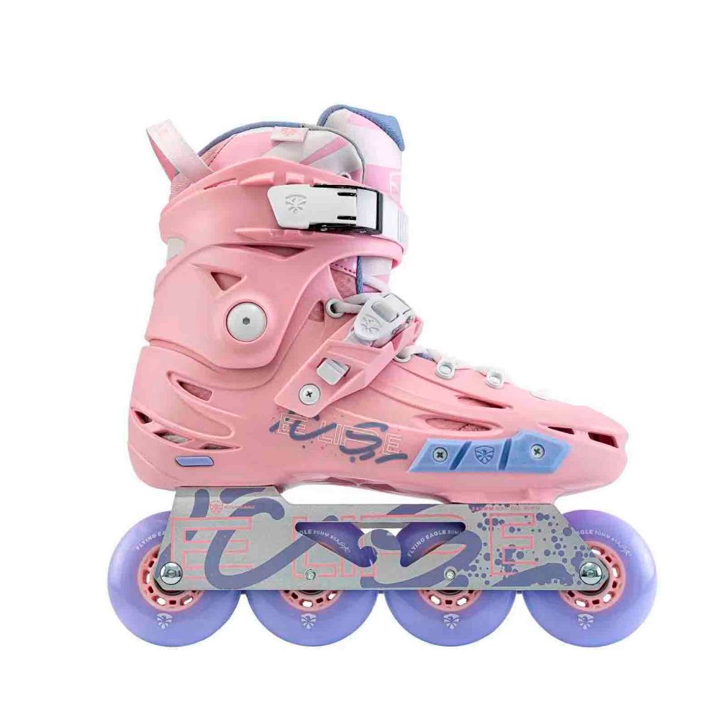 Giày patin người lớn FLYING EAGLE F5S+ CLIPSE 3 màu hồng/ đen/ tím bắt mắt