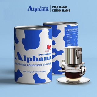 Combo 3 lon sữa đặc có đường cao cấp Premium Aphana nhập khẩu Malaysia 500g/lon giàu Vitamin và Protein
