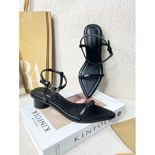 Giày sandal cao gót dây mảnh phối màu gót tròn 3cm dễ mang dễ phối đồ - giày xinh99