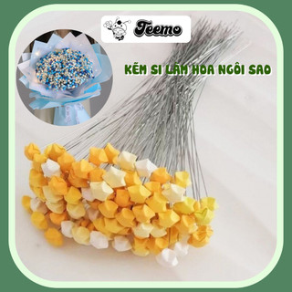 Cành kẽm si làm hoa ngôi sao dài 27cm bó 100 sợi (không kèm giấy gấp sao)