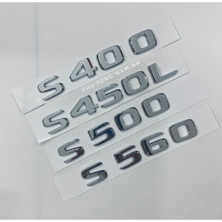 Chữ s400,s450,s500,s560/tem chữ s400,s450,s500,s560