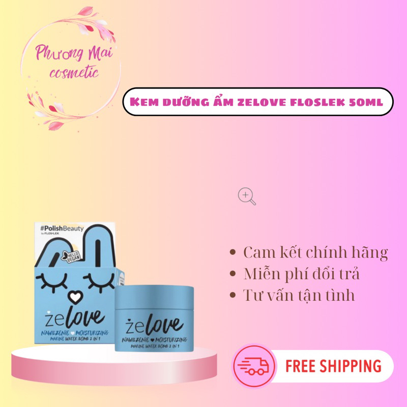 Kem dưỡng ZELOVE FLOSLEK  cấp nước, phục hồi, giảm tiết dầu [