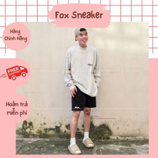 (Xả Kho) Áo Thun Essential Fear Of God Màu Xám Tay Dài Hàng Chính Hãng | Fox Sneaker