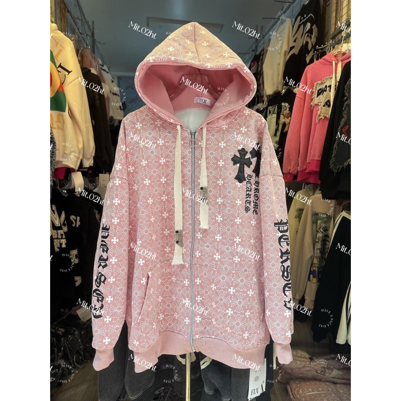 Áo khoác zip Chrome